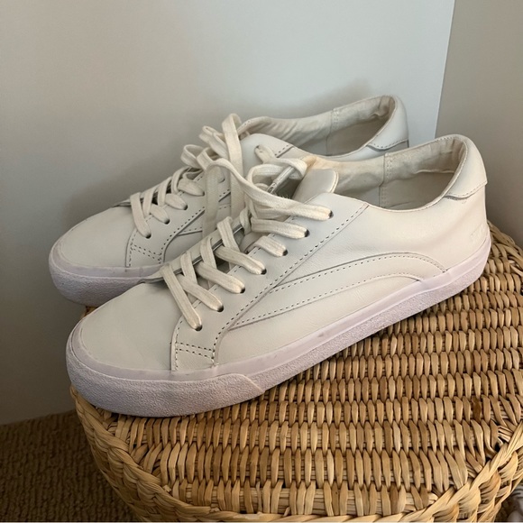 Madewell white sneakers Sidewalk Low-Top Sneakers in Leather - Picture 6 of 8